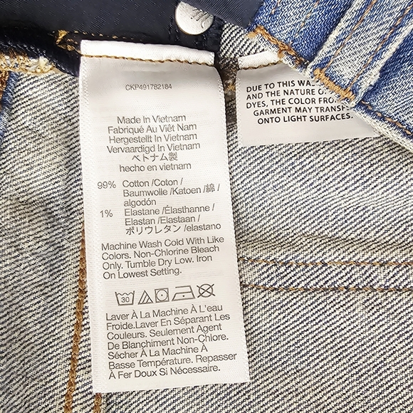 New! Madewell The Maternity Side Panel Perfect Vintage Wide Leg Jean Enmore Wash - Picture 11 of 11